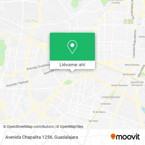 Mapa de Avenida Chapalita 1256