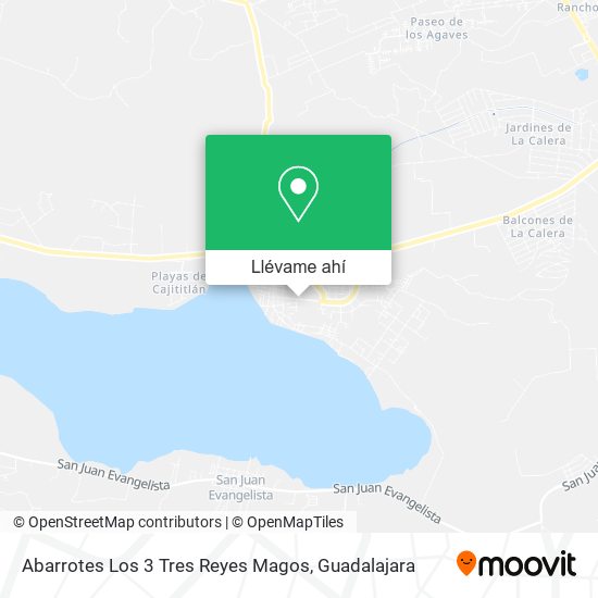 Mapa de Abarrotes Los 3 Tres Reyes Magos