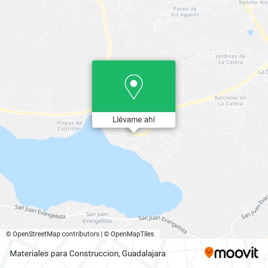 Mapa de Materiales para Construccion