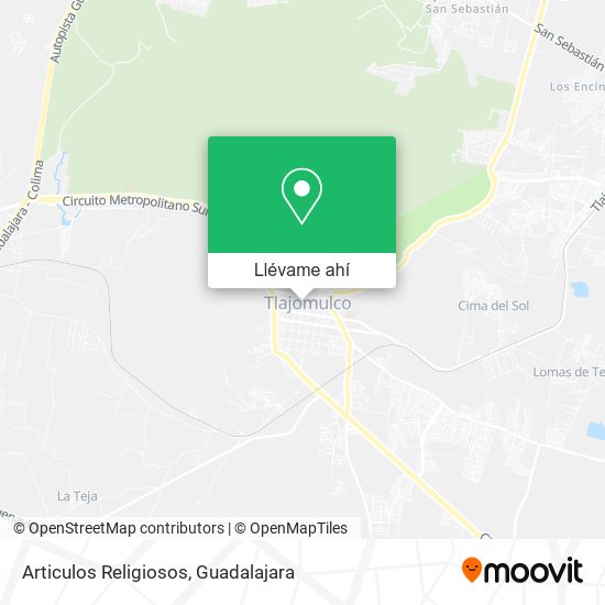 Mapa de Articulos Religiosos