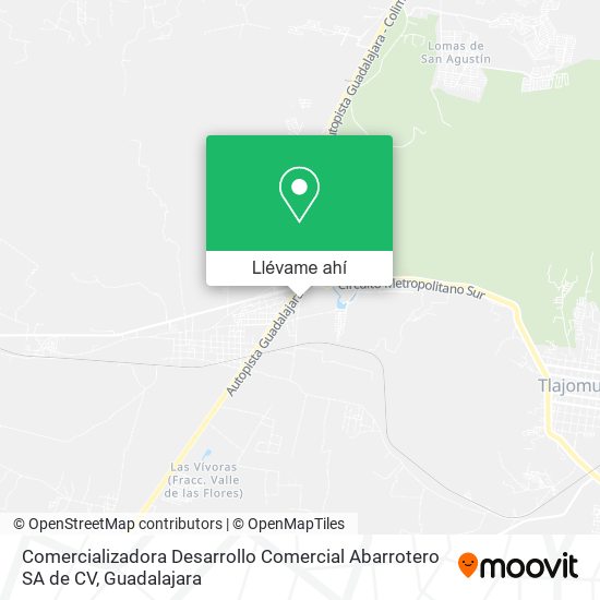 Mapa de Comercializadora Desarrollo Comercial Abarrotero SA de CV