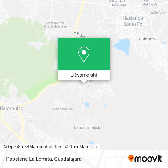 Mapa de Papeleria La Lomita