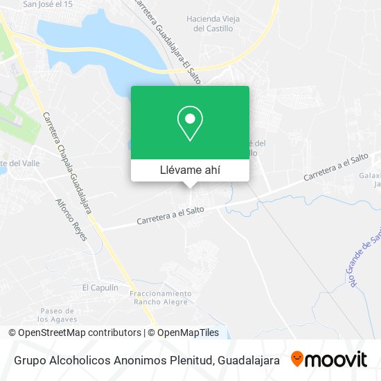 Mapa de Grupo Alcoholicos Anonimos Plenitud