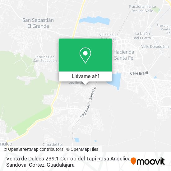 Mapa de Venta de Dulces 239.1 Cerroo del Tapi Rosa Angelica Sandoval Cortez