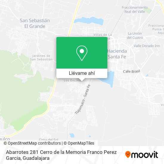 Mapa de Abarrotes 281 Cerro de la Memoria Franco Perez Garcia