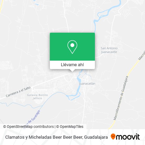 Mapa de Clamatos y Micheladas Beer Beer Beer