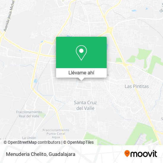 Mapa de Menuderia Chelito