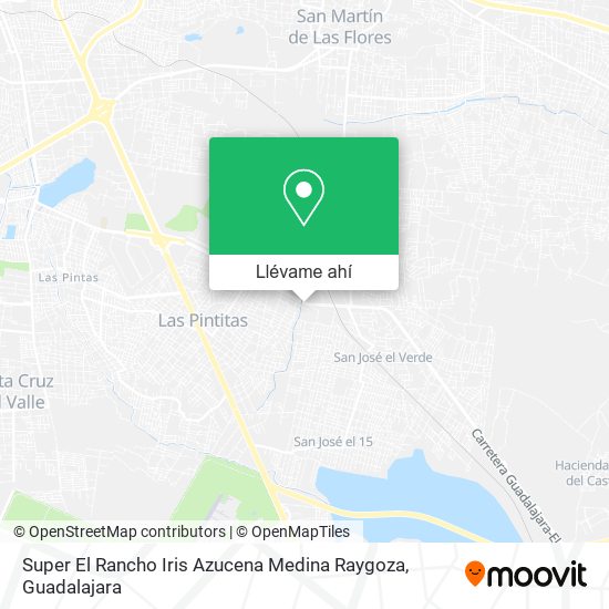 Mapa de Super El Rancho Iris Azucena Medina Raygoza