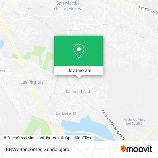 Mapa de BBVA Bancomer