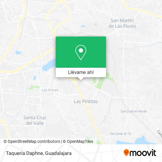 Mapa de Taqueria Daphne