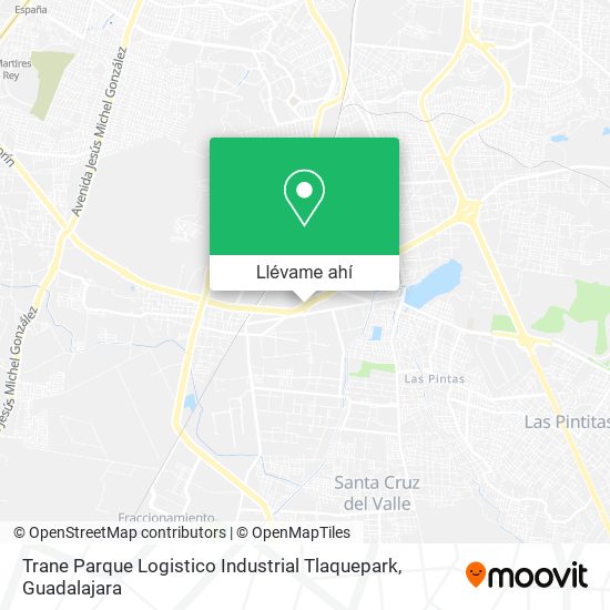 Mapa de Trane Parque Logistico Industrial Tlaquepark