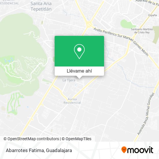 Mapa de Abarrotes Fatima