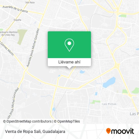 Mapa de Venta de Ropa Sali