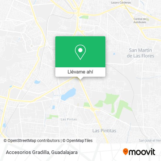 Mapa de Accesorios Gradilla