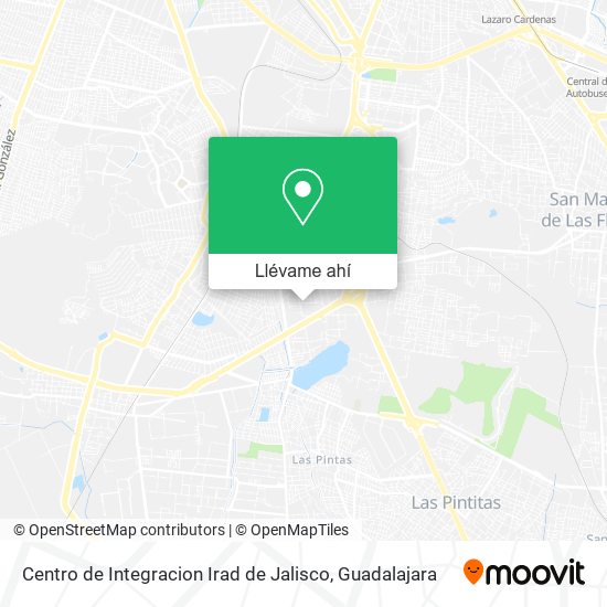 Mapa de Centro de Integracion Irad de Jalisco