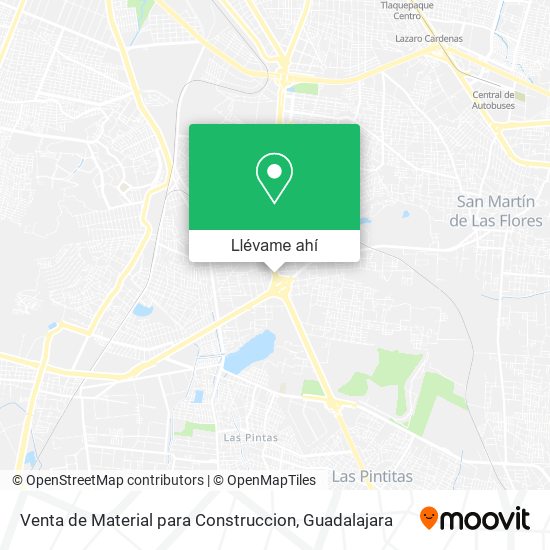 Mapa de Venta de Material para Construccion