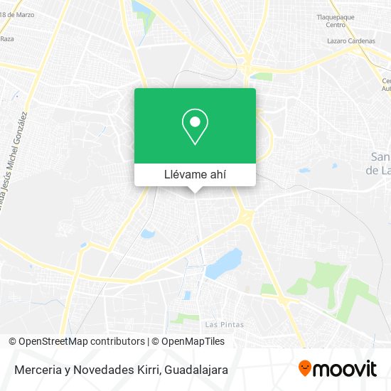 Mapa de Merceria y Novedades Kirri