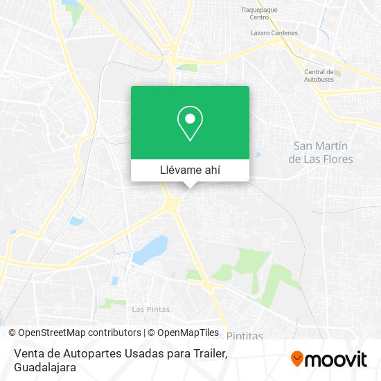 Mapa de Venta de Autopartes Usadas para Trailer