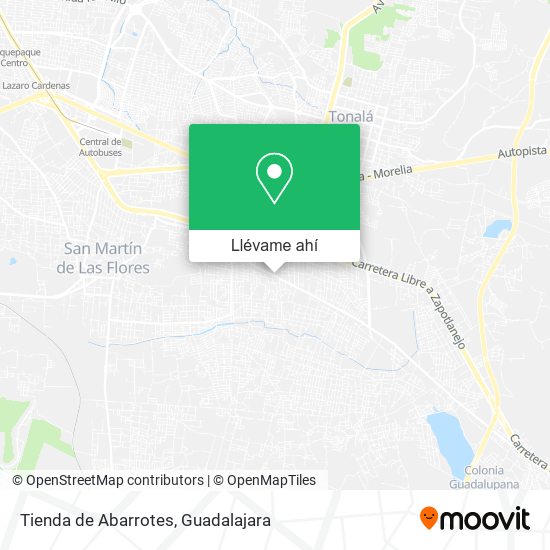 Mapa de Tienda de Abarrotes