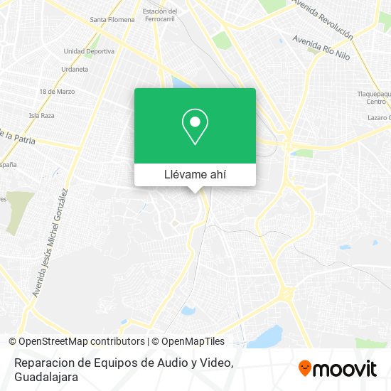 Mapa de Reparacion de Equipos de Audio y Video