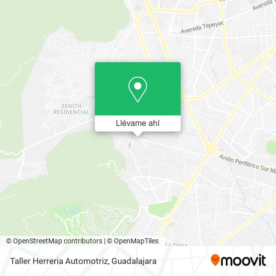 Mapa de Taller Herreria Automotriz