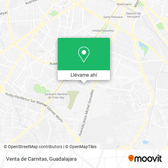 Mapa de Venta de Carnitas