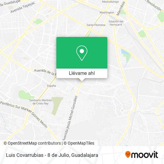 Mapa de Luis Covarrubias - 8 de Julio