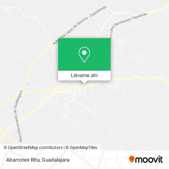 Mapa de Abarrotes Rita