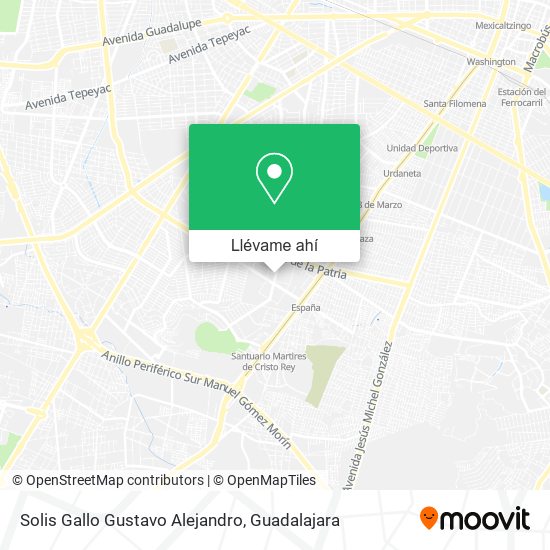 Mapa de Solis Gallo Gustavo Alejandro