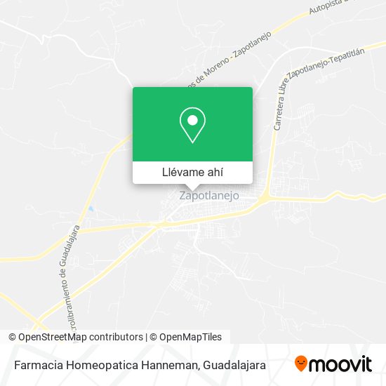 Mapa de Farmacia Homeopatica Hanneman