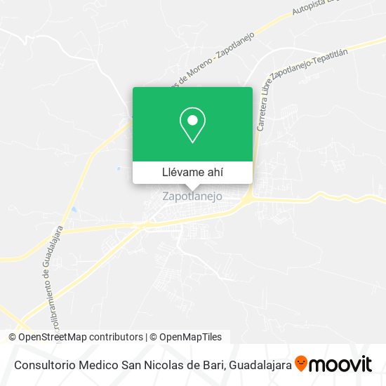 Mapa de Consultorio Medico San Nicolas de Bari