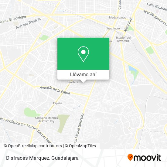 Mapa de Disfraces Marquez