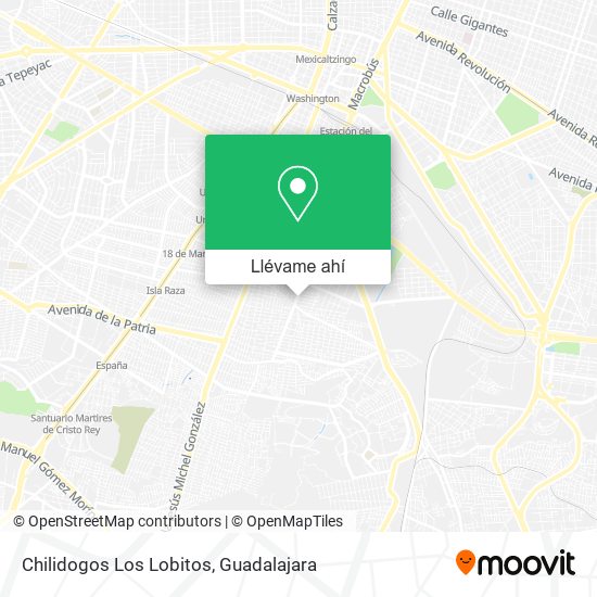 Mapa de Chilidogos Los Lobitos