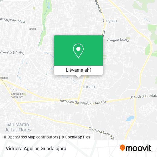 Mapa de Vidriera Aguilar