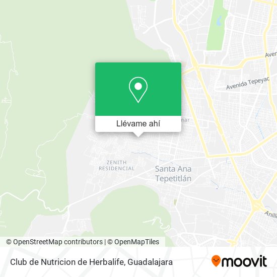 Cómo llegar a Club de Nutricion de Herbalife en Zapopan en Autobús?