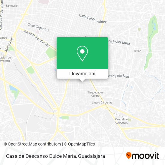 Mapa de Casa de Descanso Dulce Maria