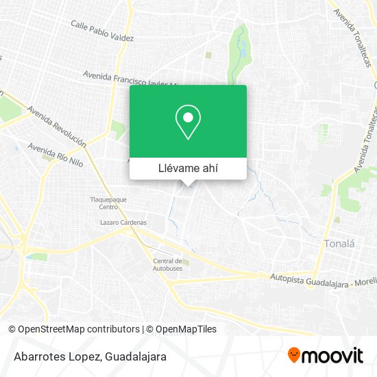 Mapa de Abarrotes Lopez