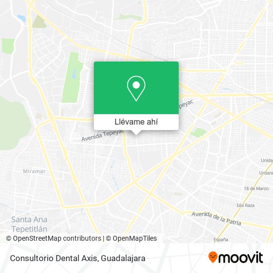 Mapa de Consultorio Dental Axis