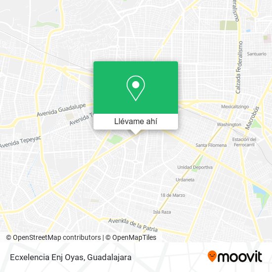 Mapa de Ecxelencia Enj Oyas