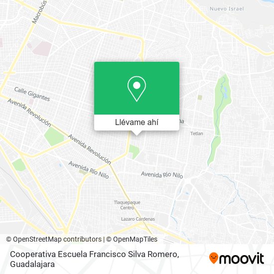 Mapa de Cooperativa Escuela Francisco Silva Romero