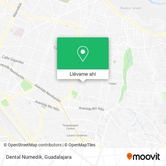 Mapa de Dental Numedik