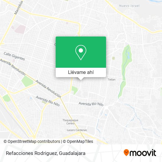 Mapa de Refacciones Rodriguez