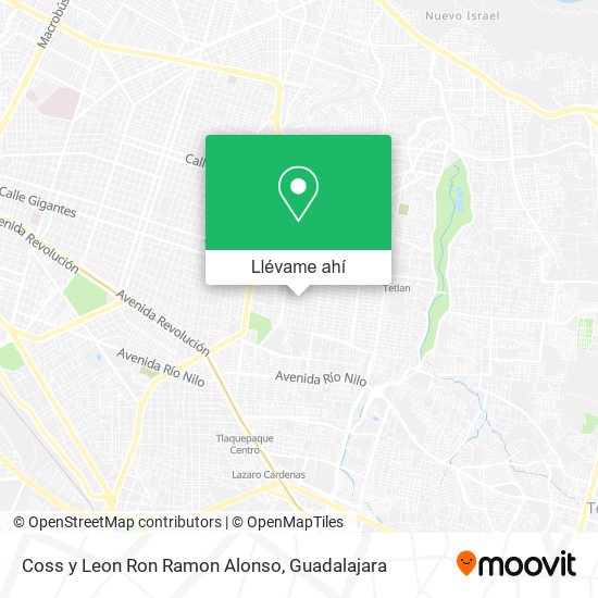 Mapa de Coss y Leon Ron Ramon Alonso