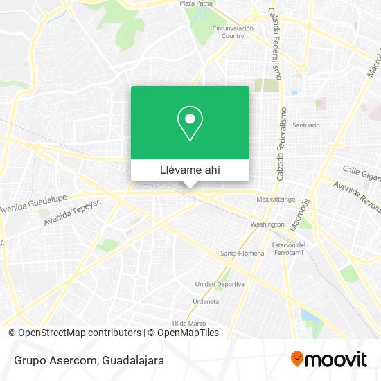 Mapa de Grupo Asercom