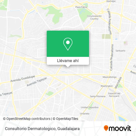 Mapa de Consultorio Dermatologico