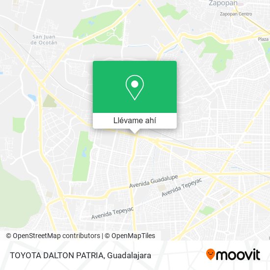 Mapa de TOYOTA DALTON PATRIA