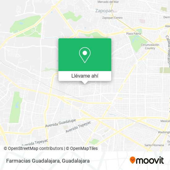 Mapa de Farmacias Guadalajara