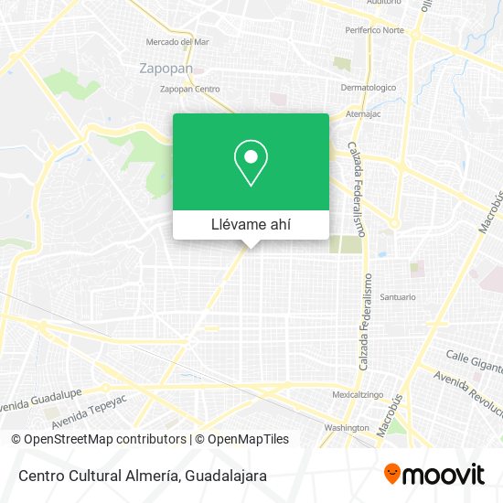 Mapa de Centro Cultural Almería