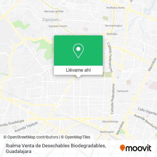 Mapa de Ibalma Venta de Desechables Biodegradables