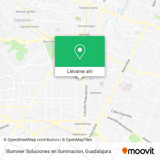 Mapa de Illuminer Soluciones en Iluminacion